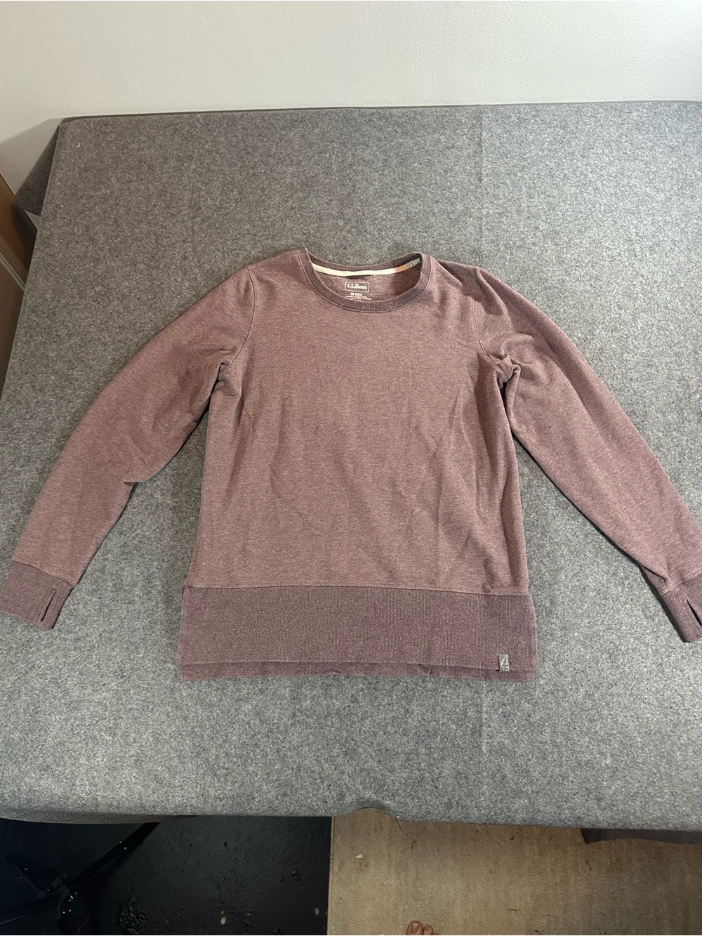L.L. Bean Women's Purple Crewneck Sweatshirt